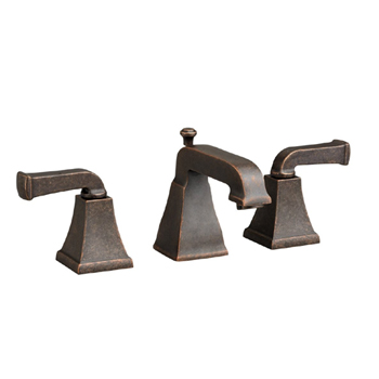 American Standard 2555.821 Town Square Double Handle Widespread Lavatory Faucet - Oil Rubbed Bronze